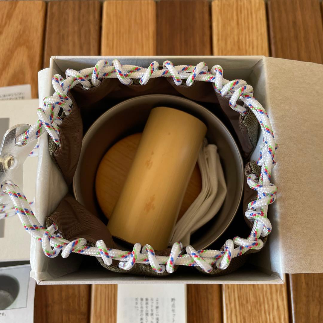 未使用★スノーピーク　野点セット