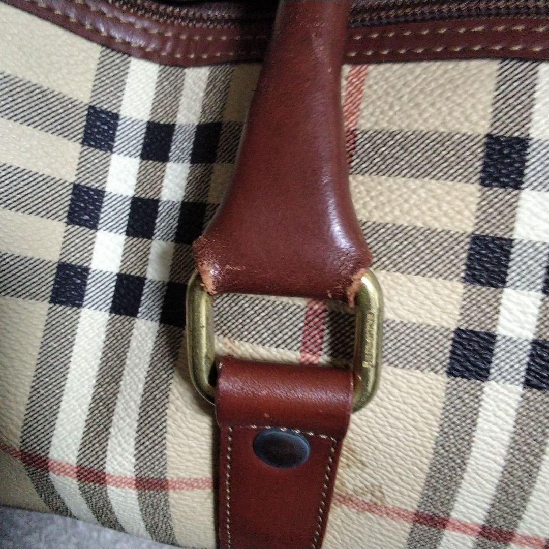 BURBERRY バーバリー 大容量　シャドーホースボストンバック ノバチェック