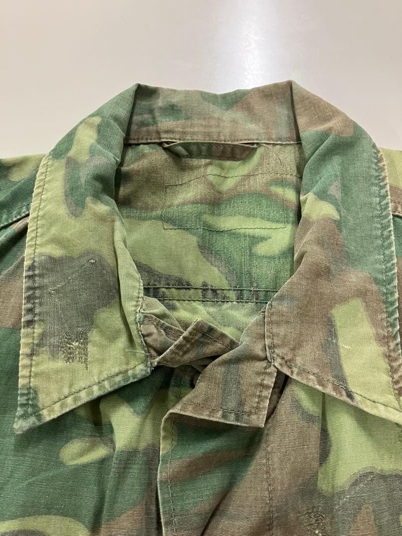 米軍実物 60's ERDL ノンリップ　ジャングルファティーグ　モディファイ