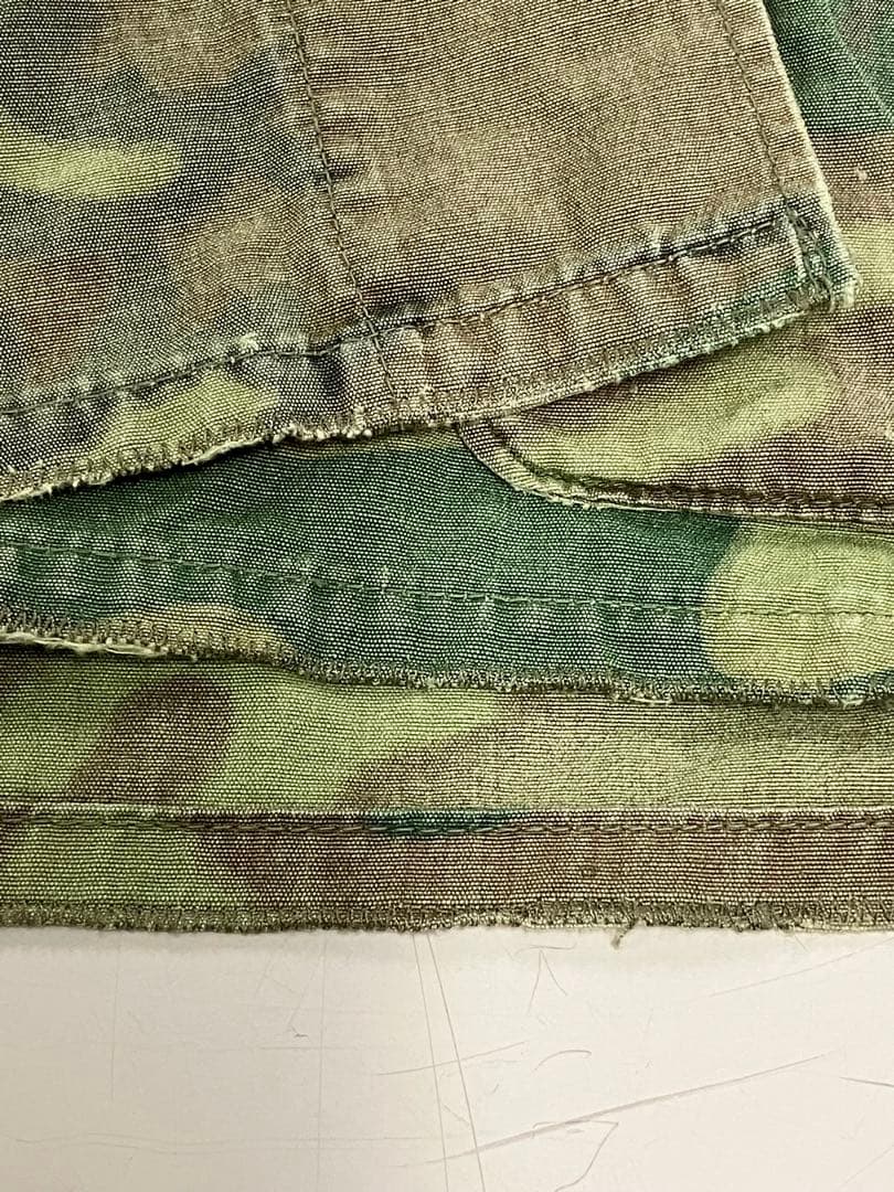 米軍実物 60's ERDL ノンリップ　ジャングルファティーグ　モディファイ
