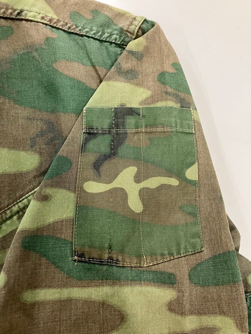 米軍実物 60's ERDL ノンリップ　ジャングルファティーグ　モディファイ