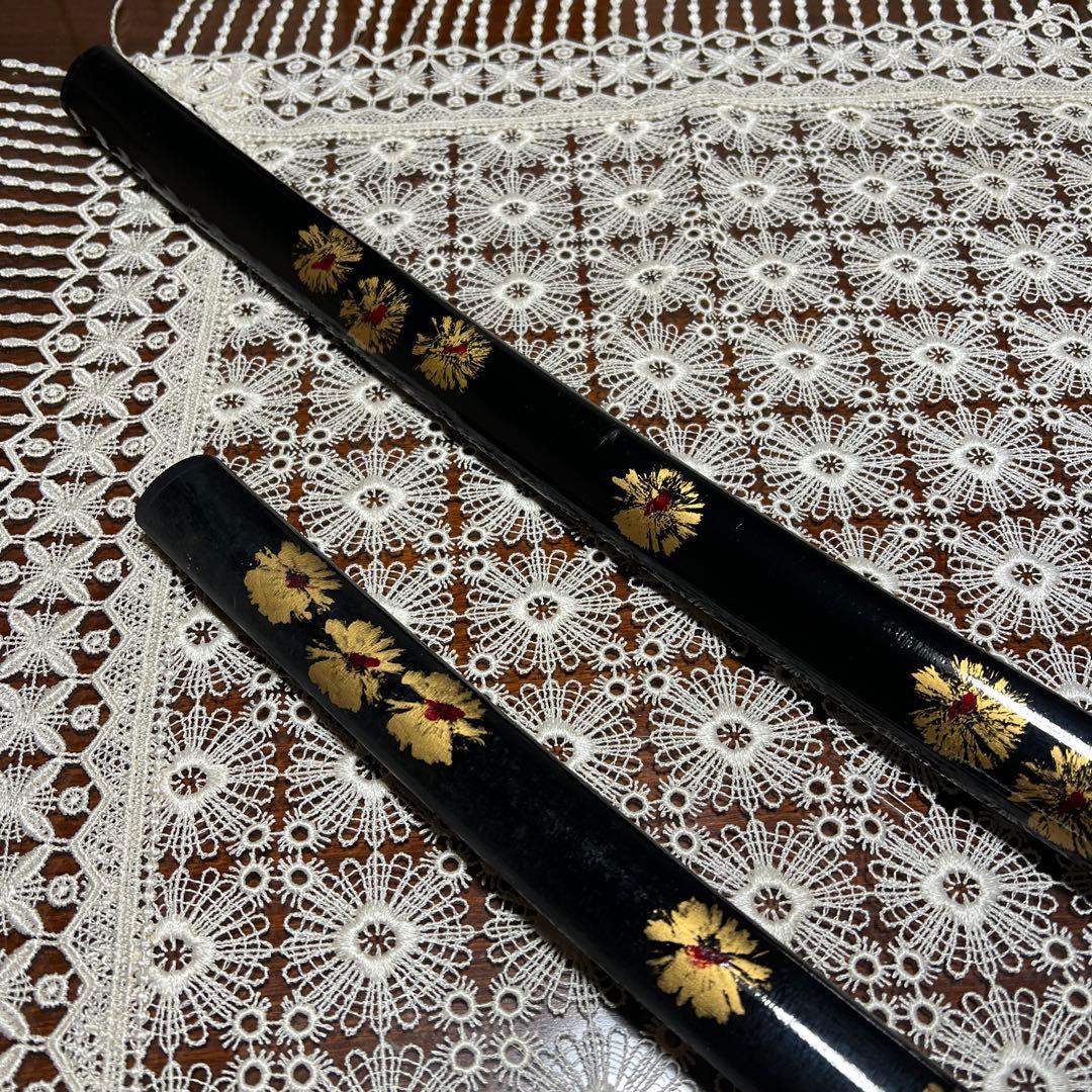 装飾刀　日本刀　武具　2本　飾り台付き　骨董品