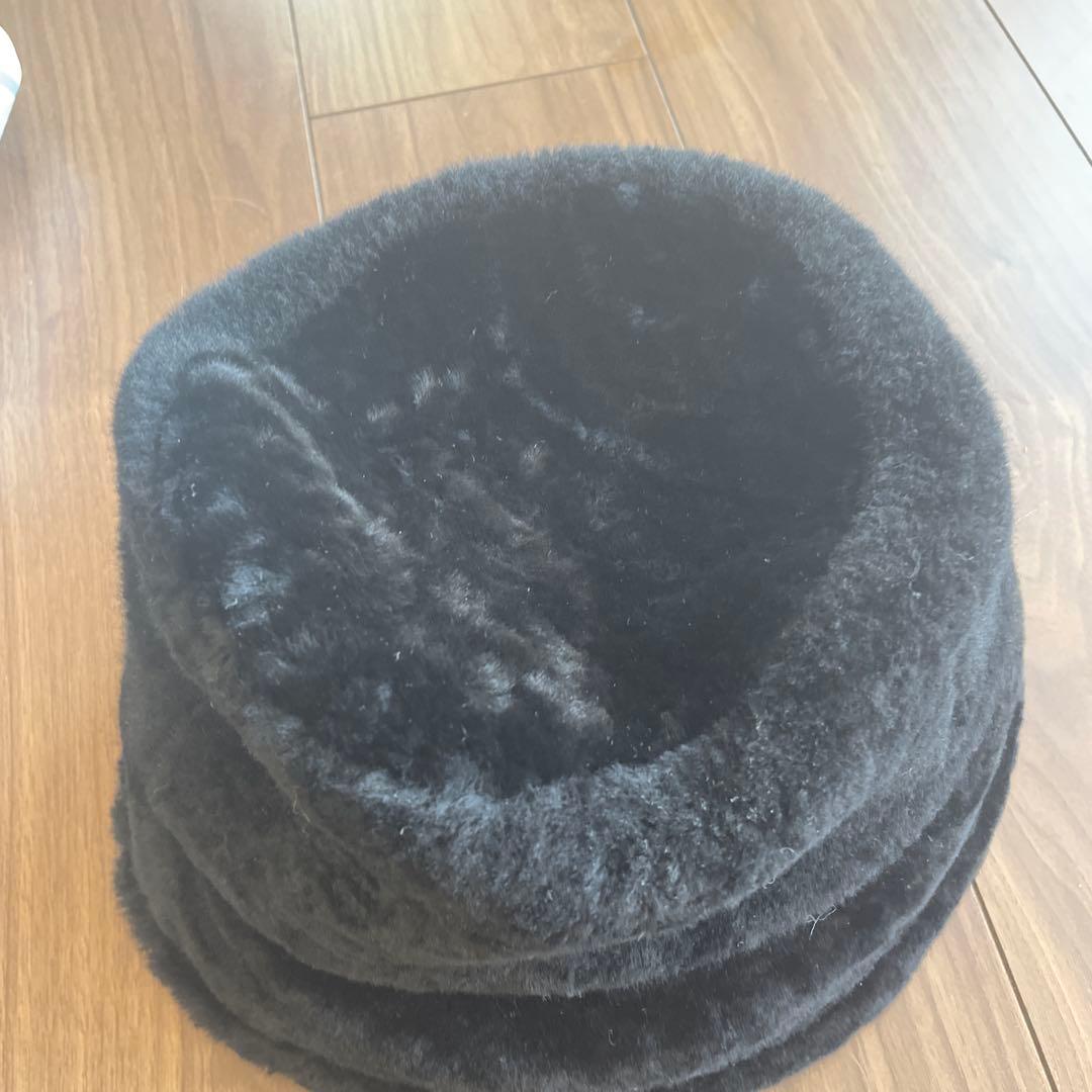 LOEWE ブラック バケットハット 57