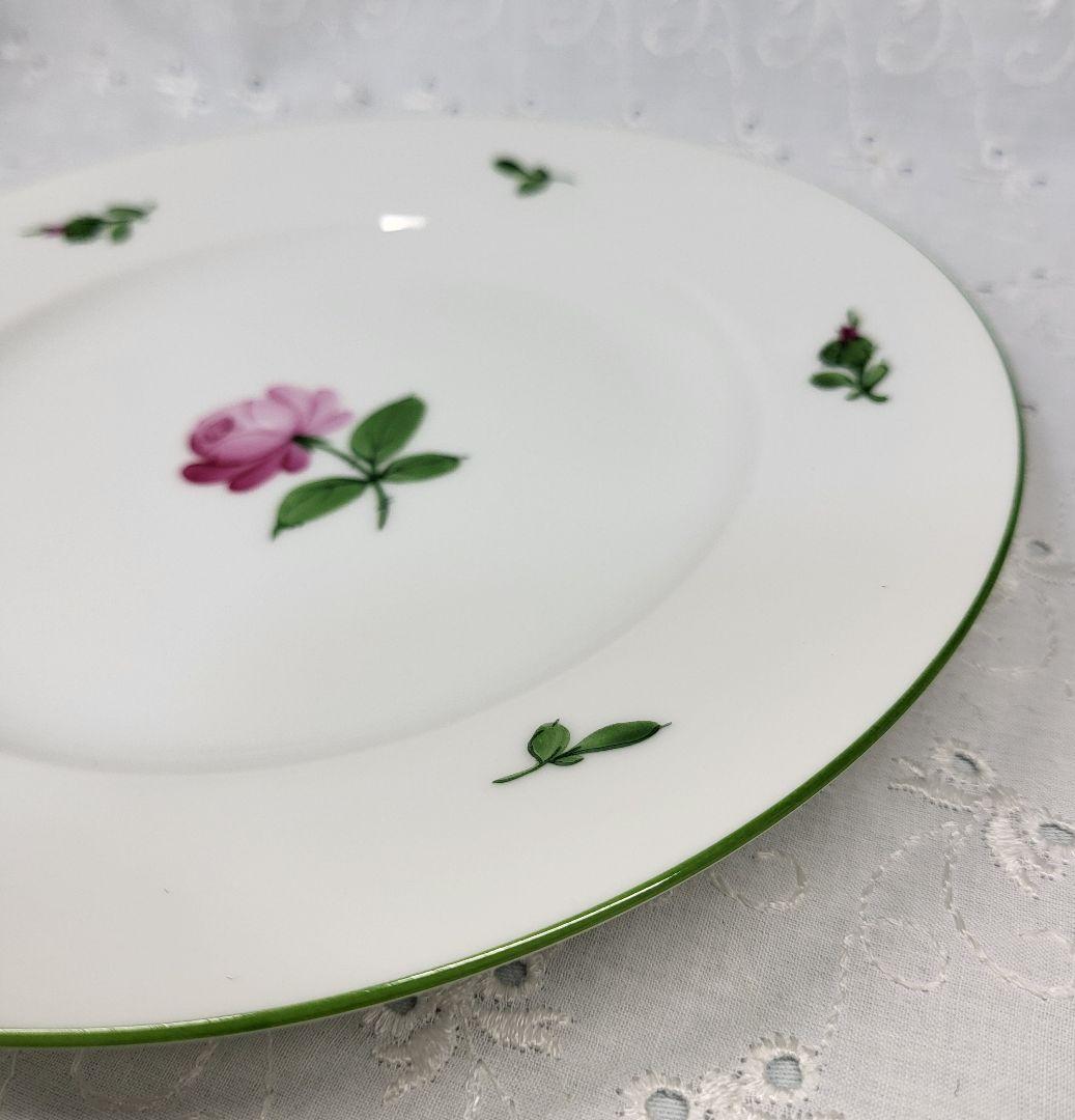 未使用✨アウガルテン ウィンナーローズ デザート プレート 皿 検)ヘレンド薔薇