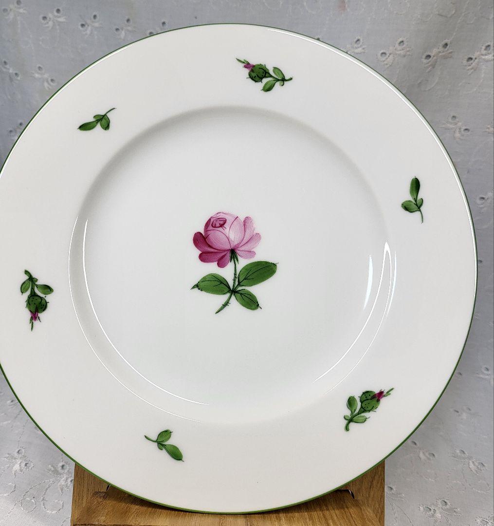 未使用✨アウガルテン ウィンナーローズ デザート プレート 皿 検)ヘレンド薔薇