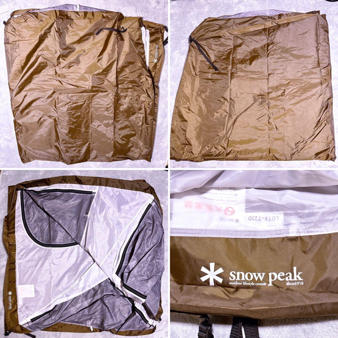 超美品【使用回数1回】スノーピーク ランドネストドームM マットシートセット