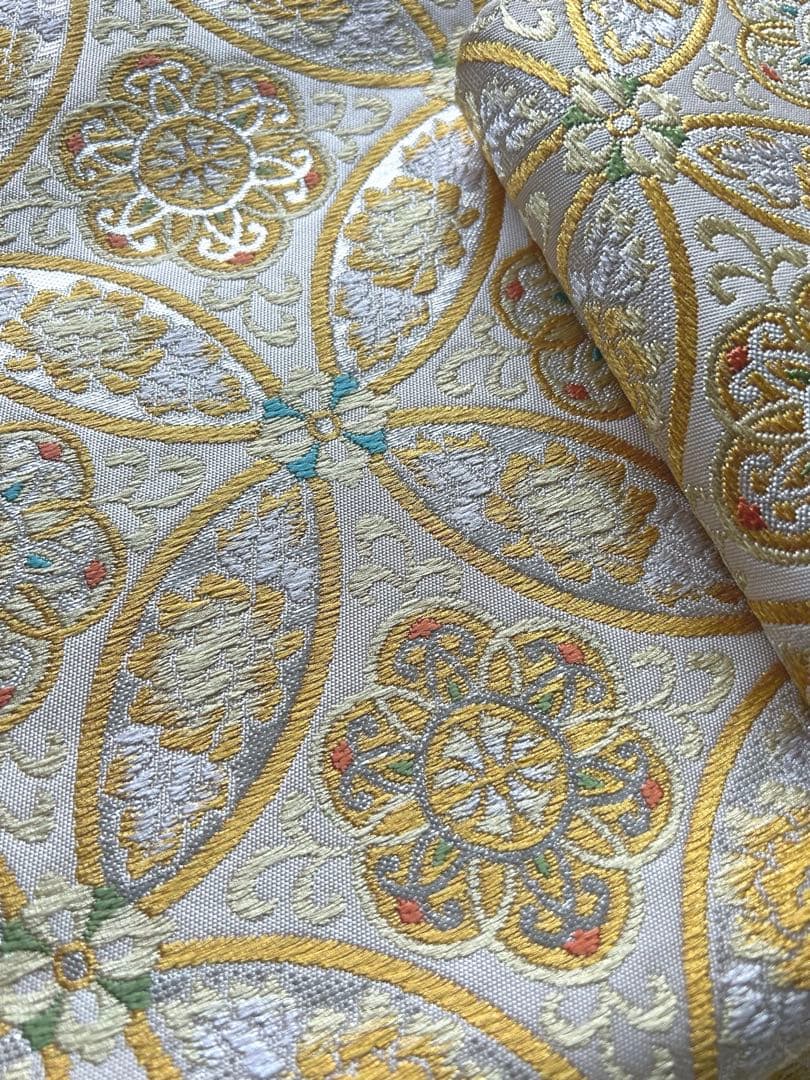 ☆新春特別品☆現行品「たつむら」豊葩七宝錦 品格の本袋帯 龍村美術織物 80万