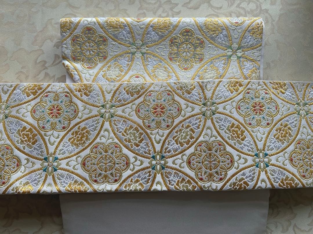 ☆新春特別品☆現行品「たつむら」豊葩七宝錦 品格の本袋帯 龍村美術織物 80万