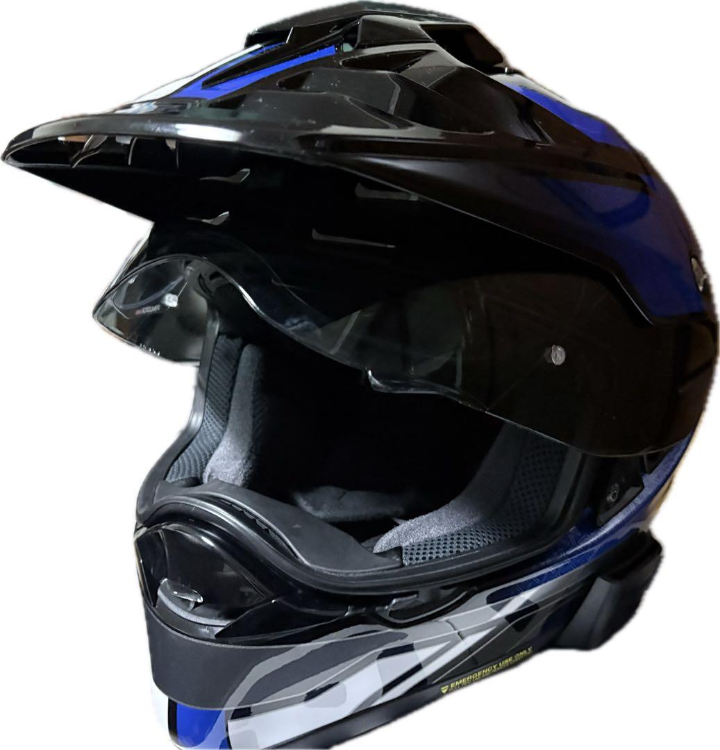 SHOEI ホーネットADV TC-2 黒／青 XL