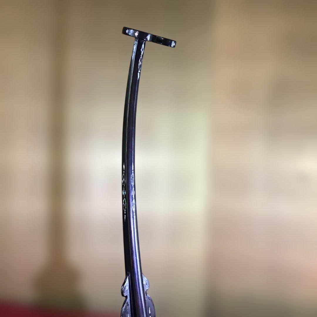 青貝貼太刀掛　刀架　時代物　　　　　　S4