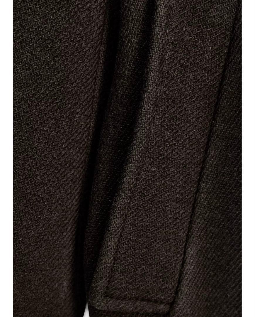 タグ付き新品★ZARAのオーバーサイズウールコート★XSサイズ★チョコレート色