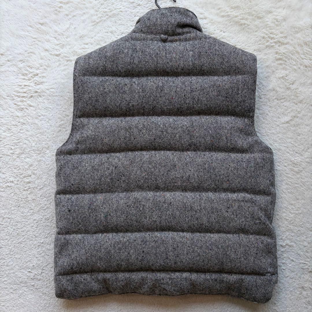 【美品】ブラックフリース ブルックスブラザーズ ダウンベスト ウール グレー L