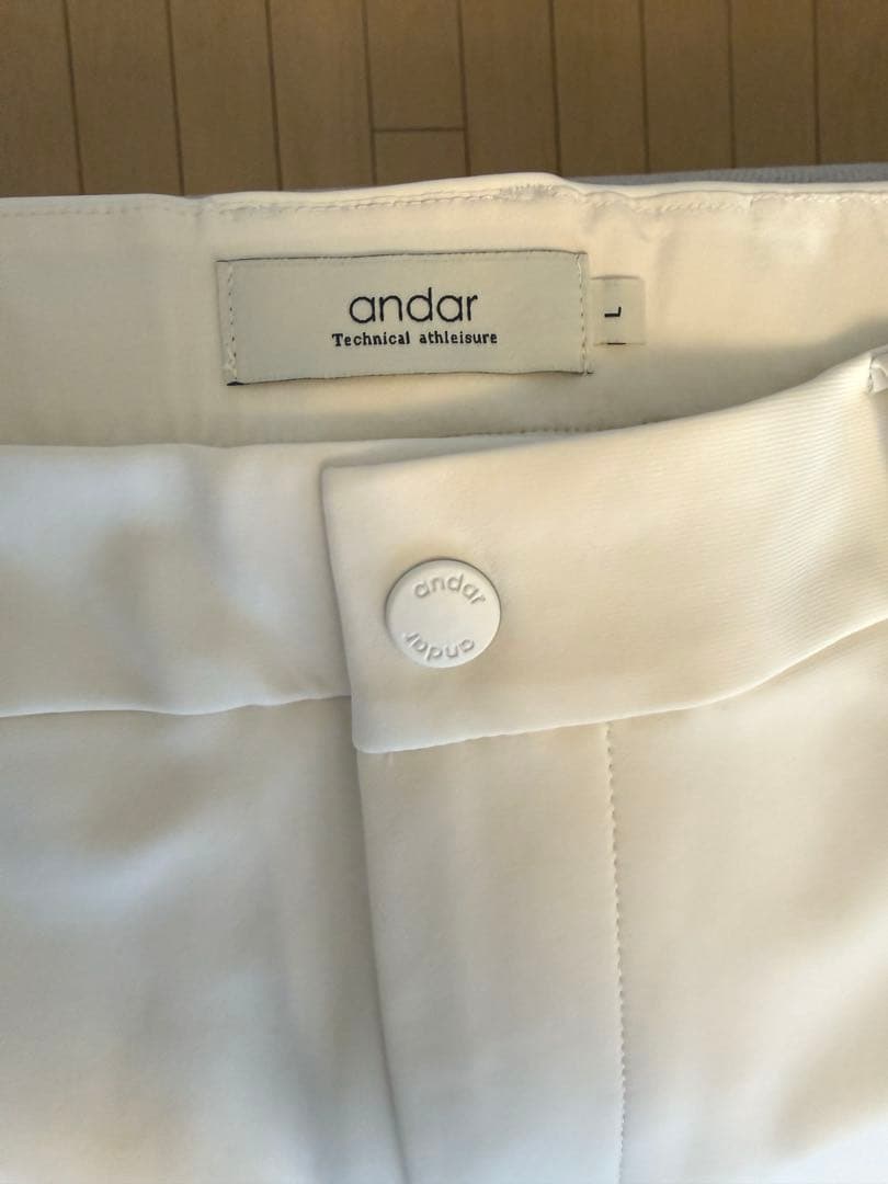 韓国人気　Andar ライト裏起毛 スラックス ゴルフVer 男女着用可