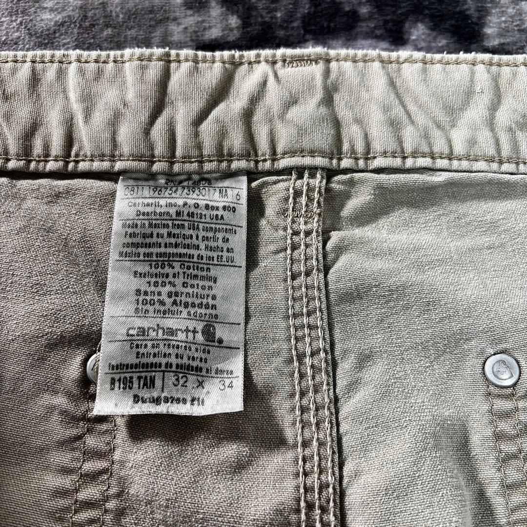 レザータグ×極上フェード◎リアルワークの逸品ダック 一点物 ゆるだぼ