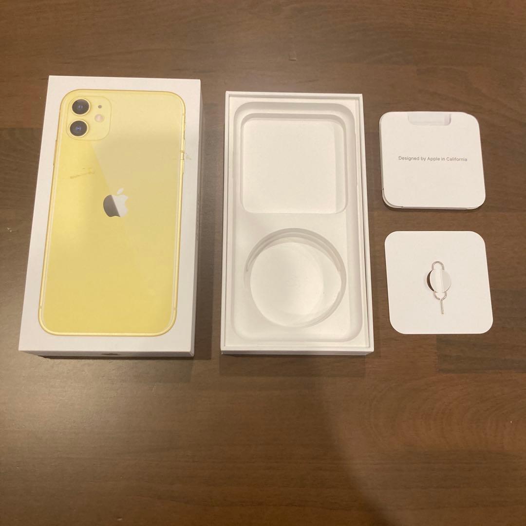 iPhone 11 yellow 128GB MHDL3J/A 箱付き