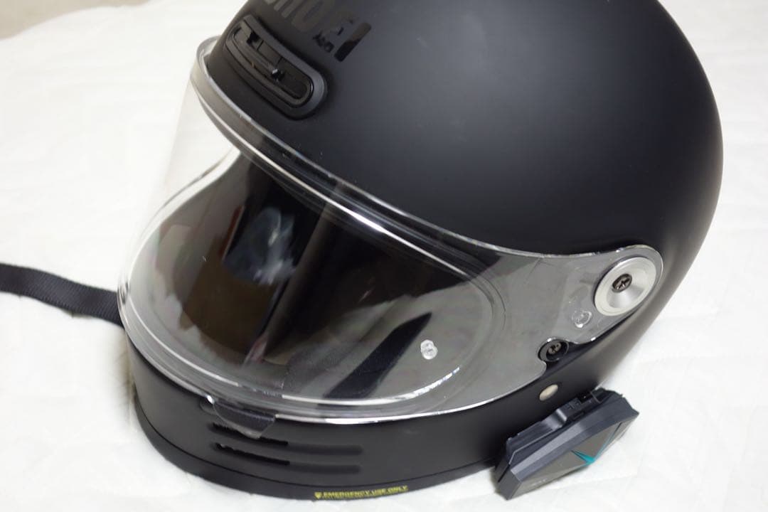 SHOEI グラムスター　フルフェイスヘルメット マットブラック　インカム付き
