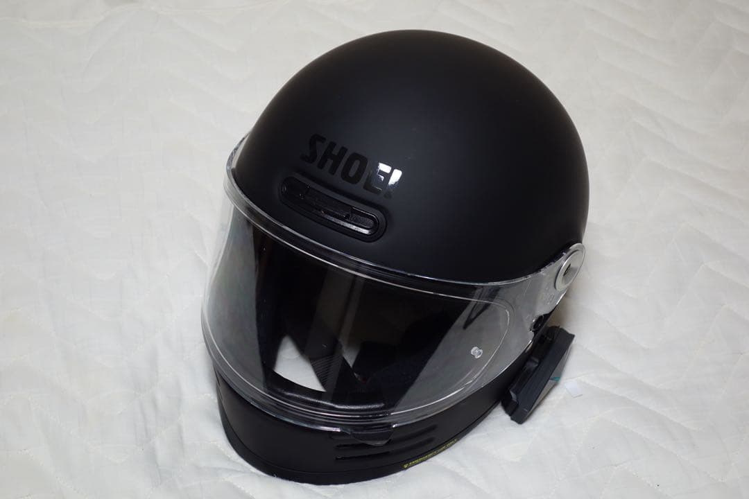SHOEI グラムスター　フルフェイスヘルメット マットブラック　インカム付き