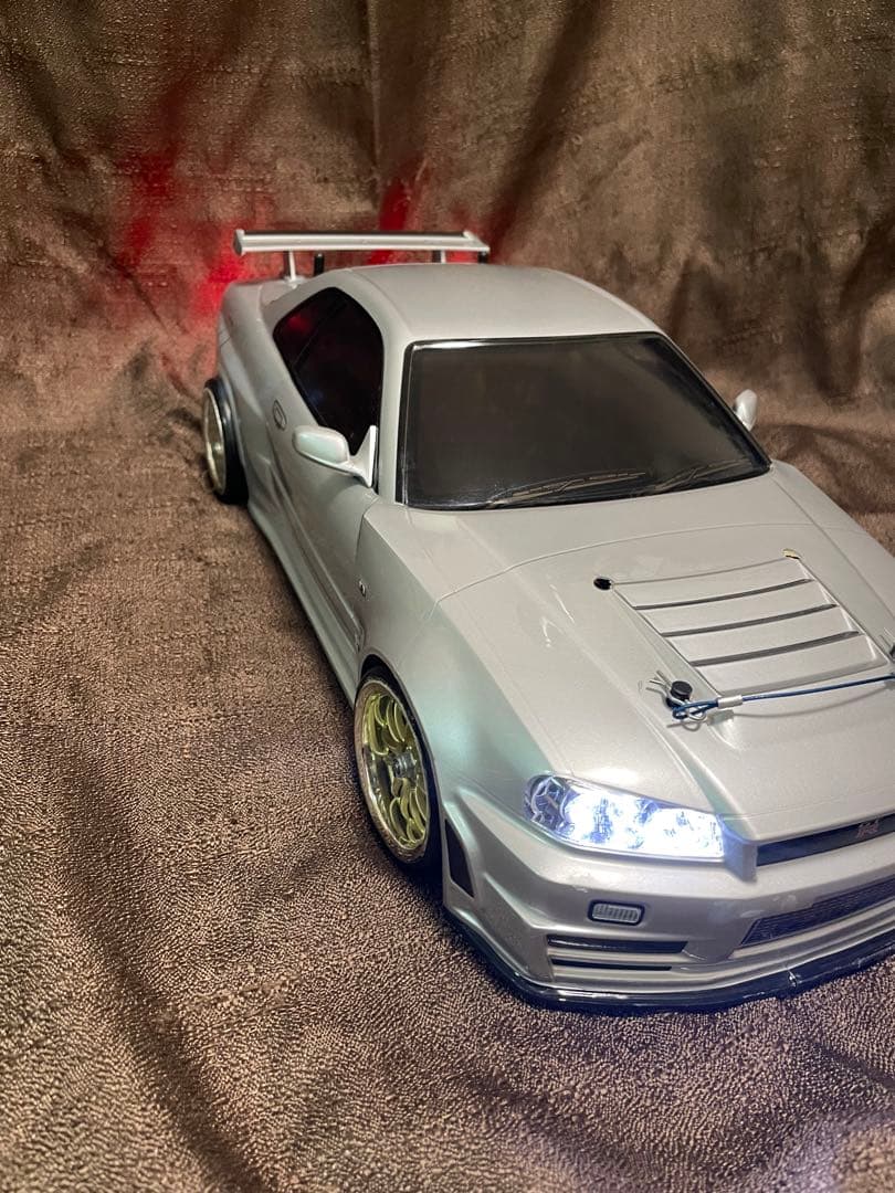 HPI RS4 PRO シャーシ　GTR34ボディ　メカ付き　値下げ交渉不可