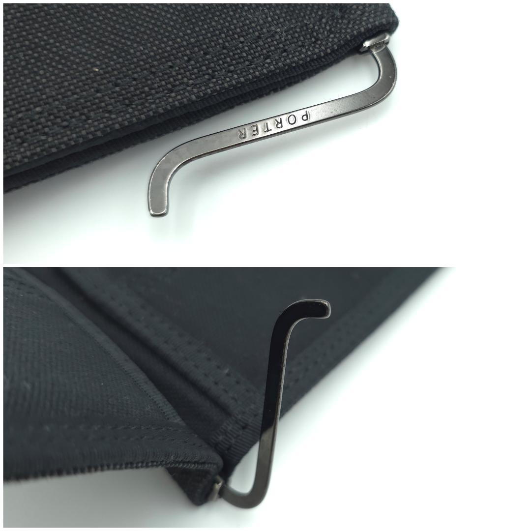 未使用 PORTER ポーター スモーキー 二つ折り財布 マネークリップ メンズ