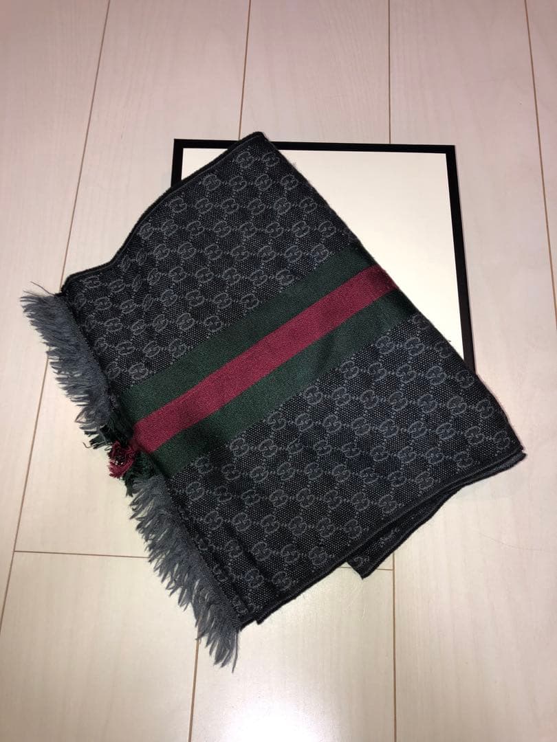 GUCCI GG シェリーライン マフラー 箱付