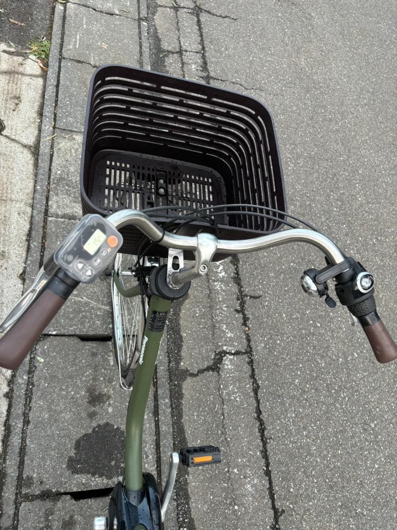 パナソニック ビビ・DX 26型 マットカーキグリーン　内装三段　電動自転車