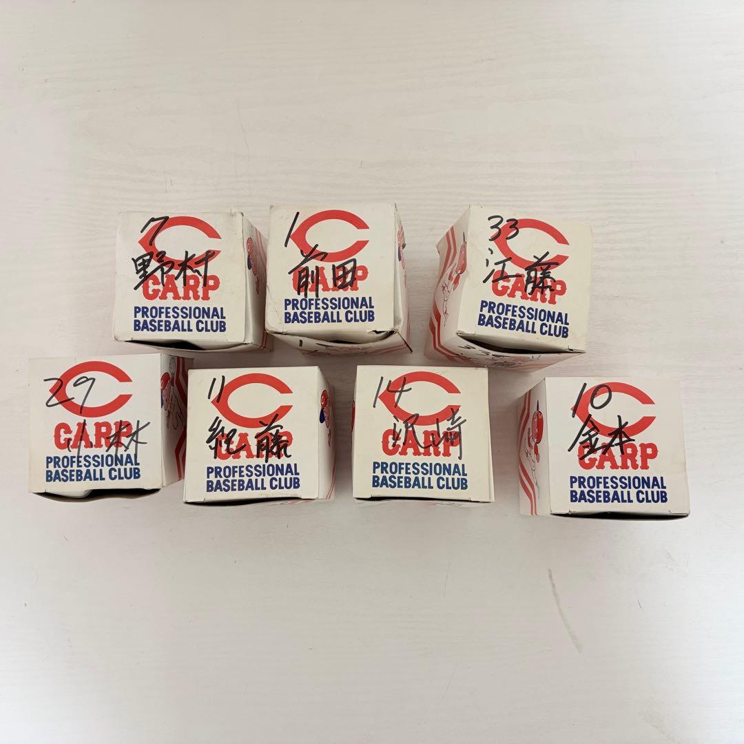 広島東洋カープ サインボール 往年の名選手 7個セット　直筆　箱あり