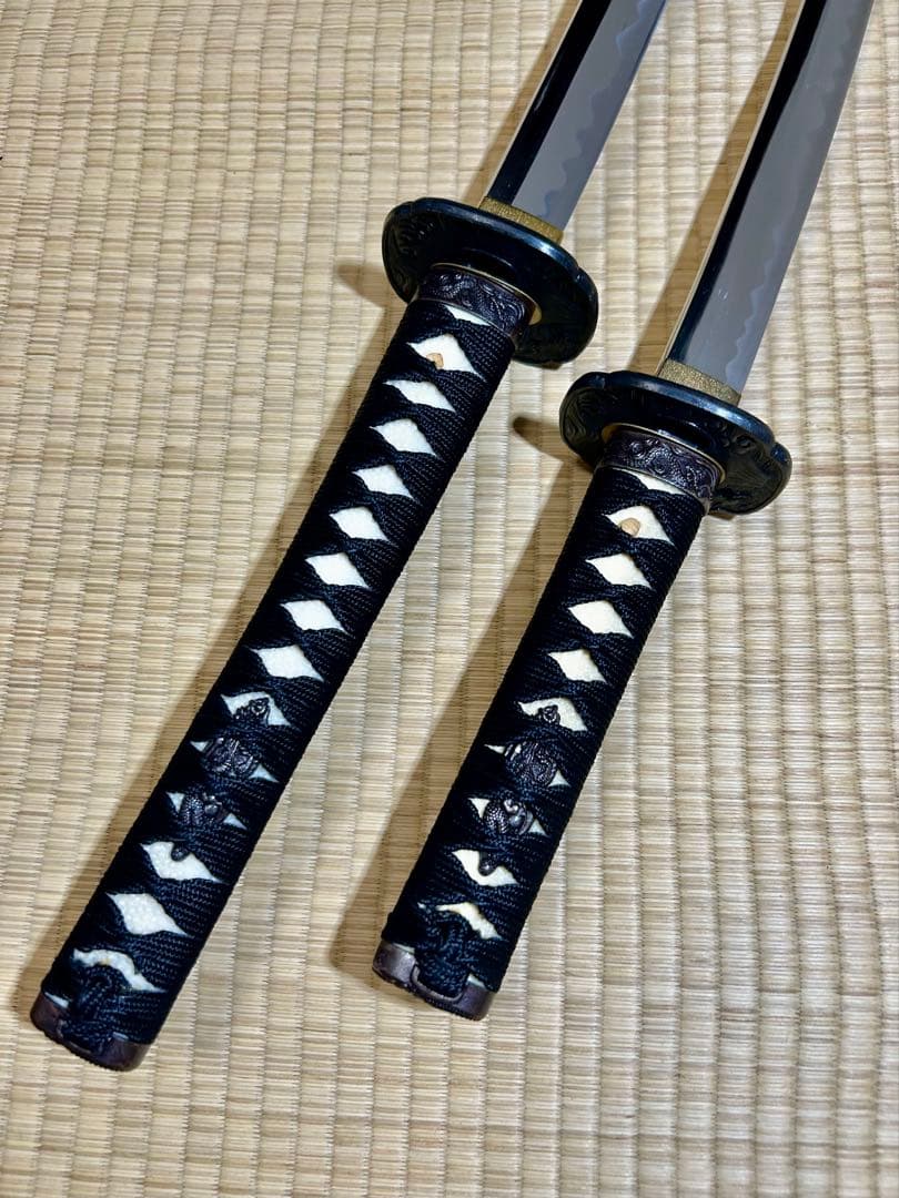 【夜桜様】模造刀 太刀 脇差し 2本セット！　※バラ売り不可