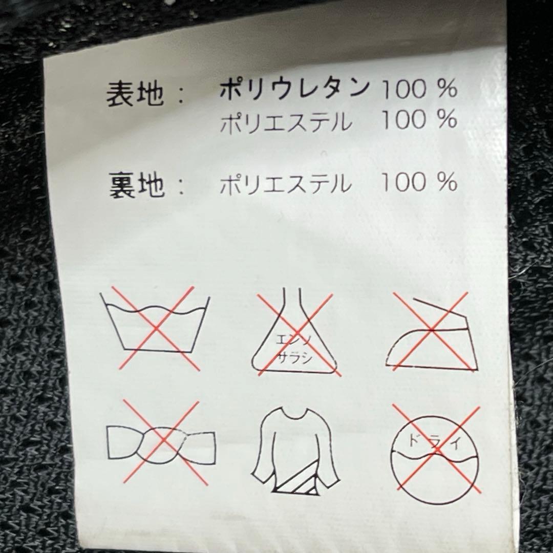 elf PUレザー×メッシュライディングジャケット肩肘パッド背中プロテクター付き