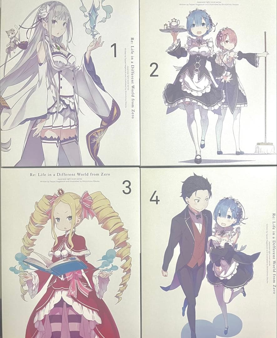 初回限定版　リゼロ　（第一期）　DVD　1〜9巻セット　収納BOX 全巻セット