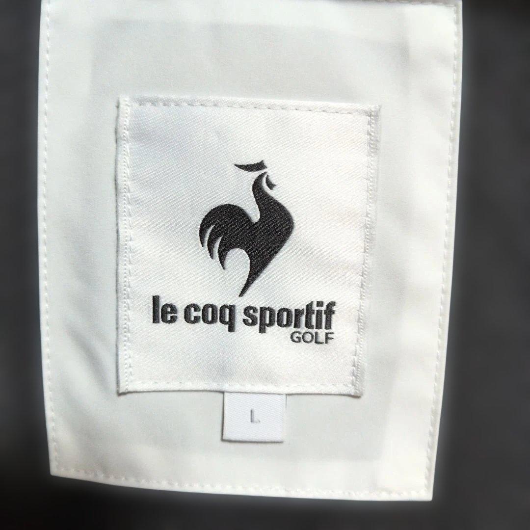 ルコックスポルティフゴルフ:レディース:Lサイズ:ストレッチ　襟なしブルゾン:白