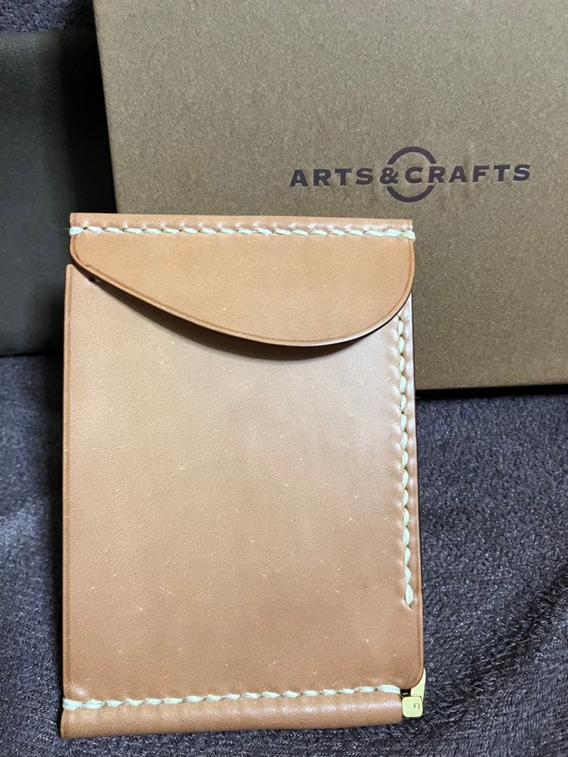 ARTS&CRAFTS　コードバン　マネークリップ　未使用　ナチュラル