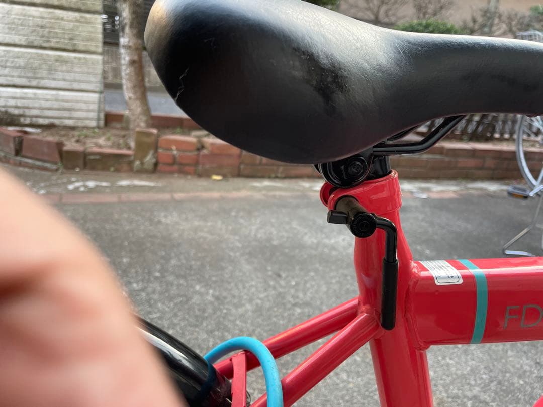 折りたたみ自転車 ピンク