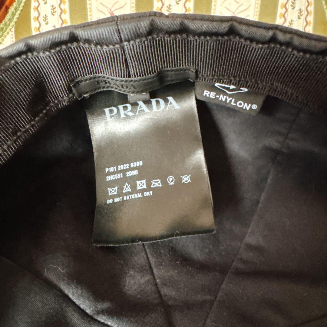 プラダ キャスケット　ブラック　ハット　帽子　ハンチング　XL