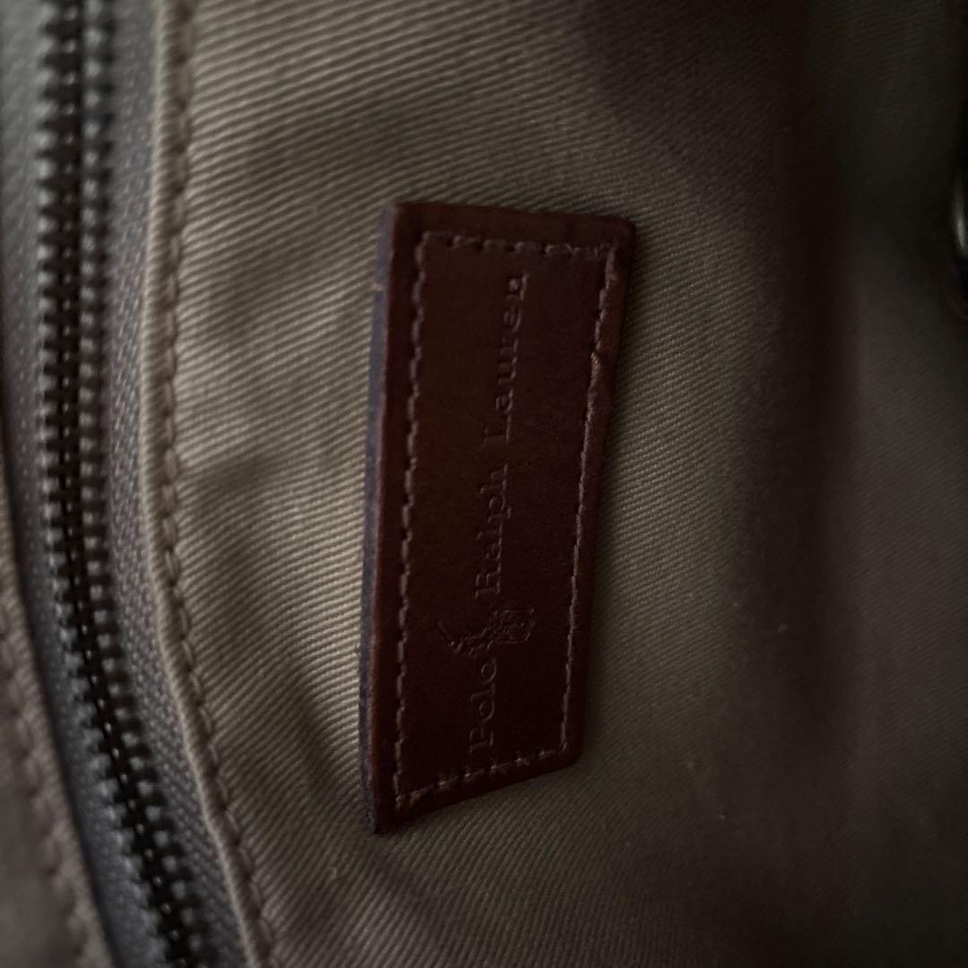 Ralph Lauren ボストンバッグ ダークグリーン