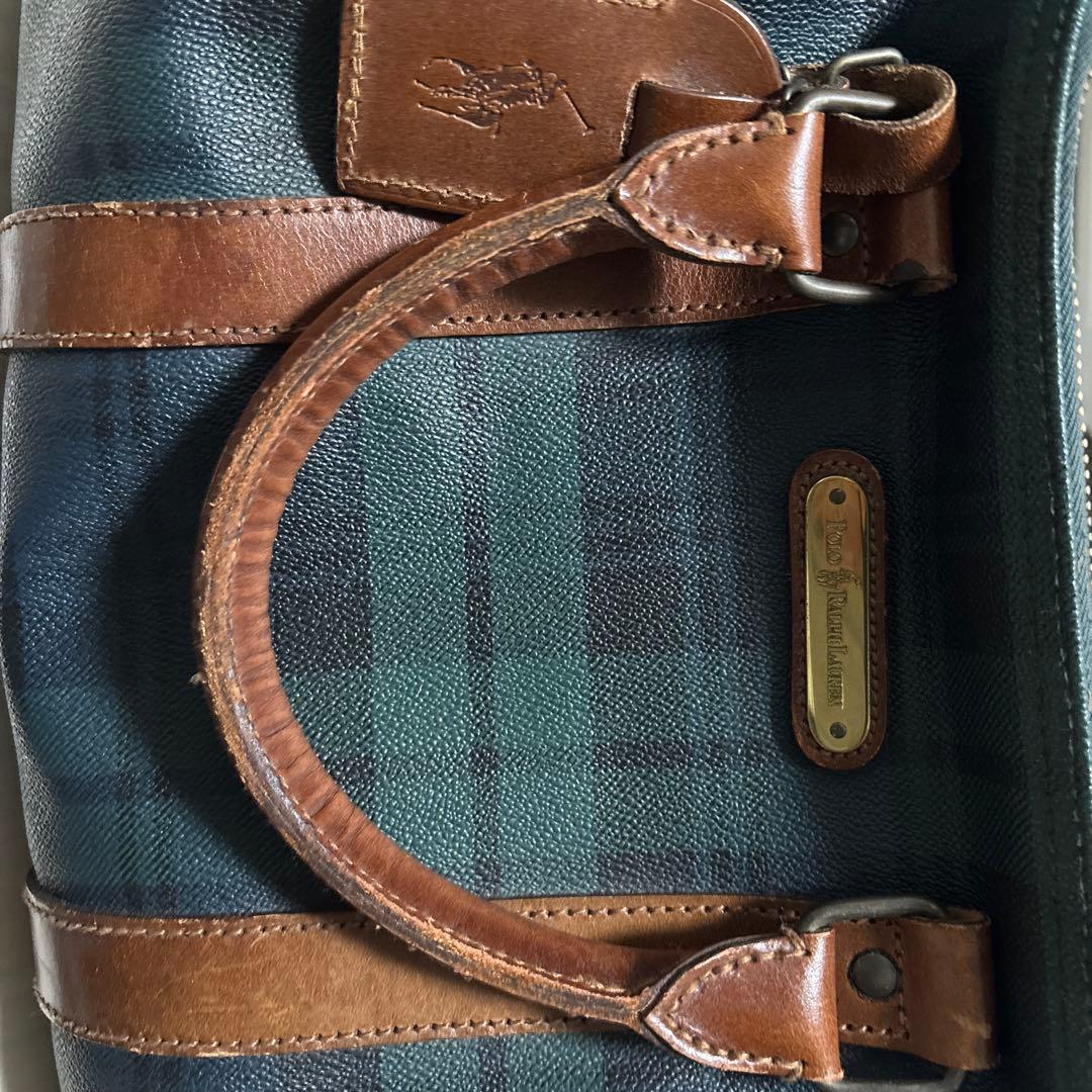 Ralph Lauren ボストンバッグ ダークグリーン