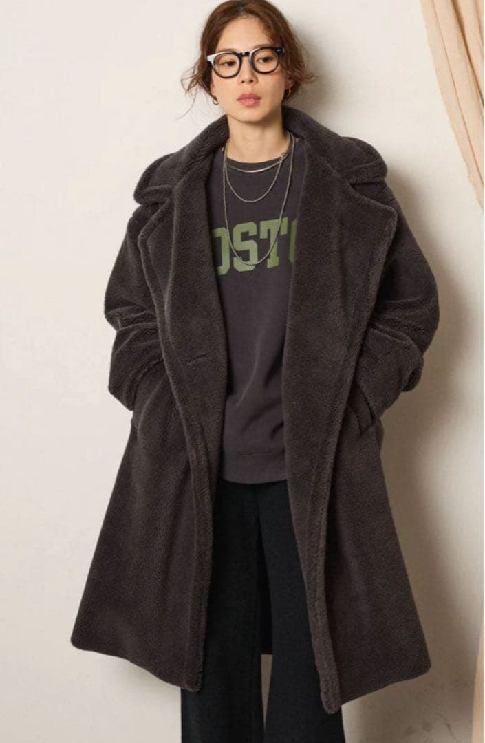 ラスト！テディボアジャケット ロングコート ジャケット /esicaエシカ 同型