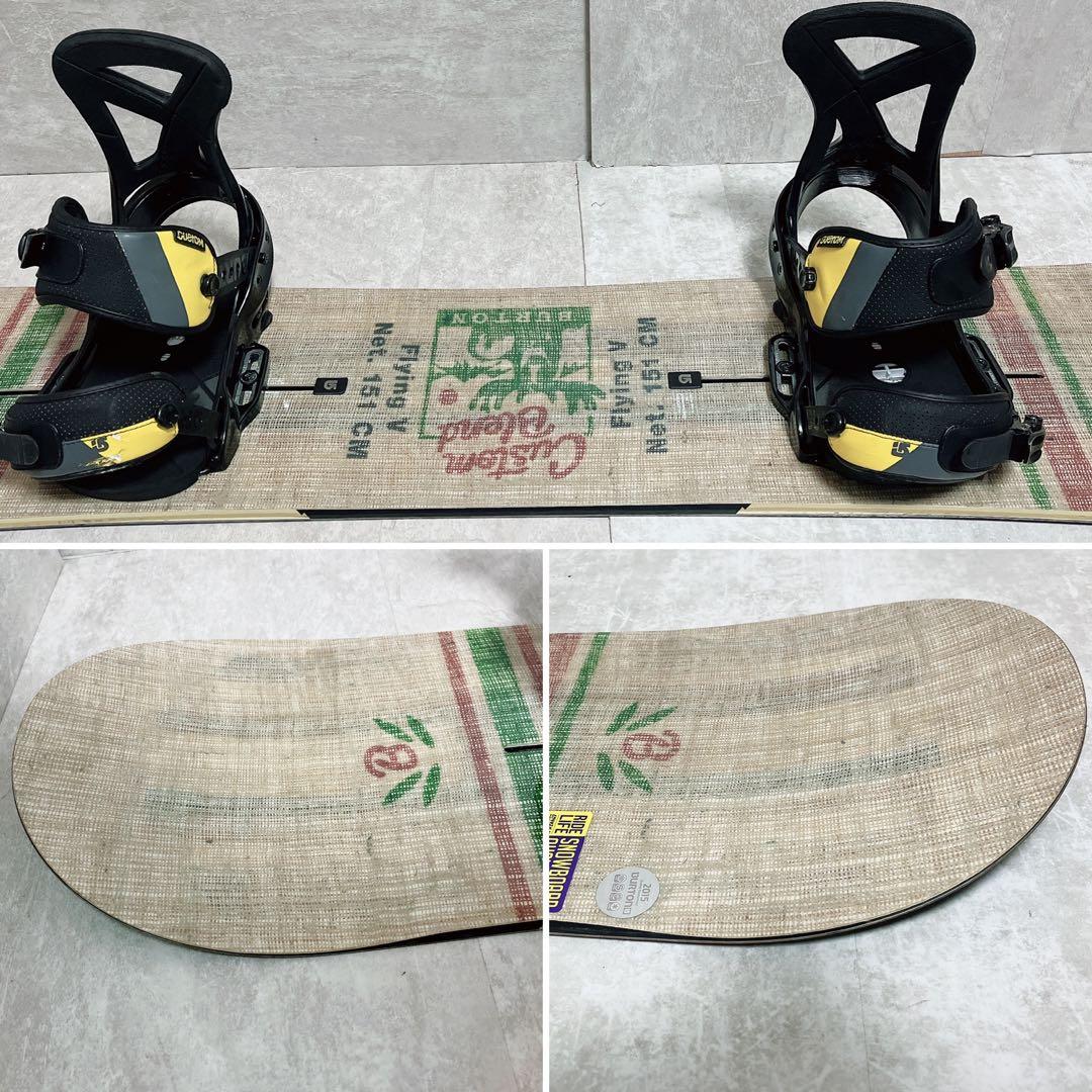BURTON CUSTOM TWIN FLYING V ブーツNO.B09 付き