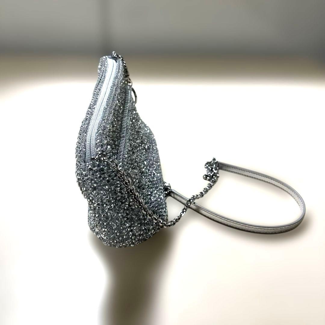 【2回使用】アンテプリマ　リナッシェレ　ショルダー(マチ付き) シルバー