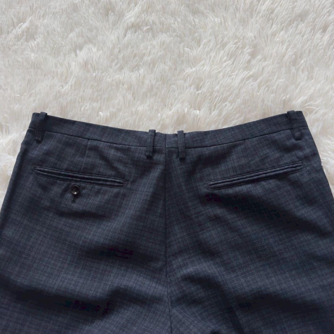 SUIT SELECT✨セットアップ スーツ タータンチェック　ネイビー　AB6