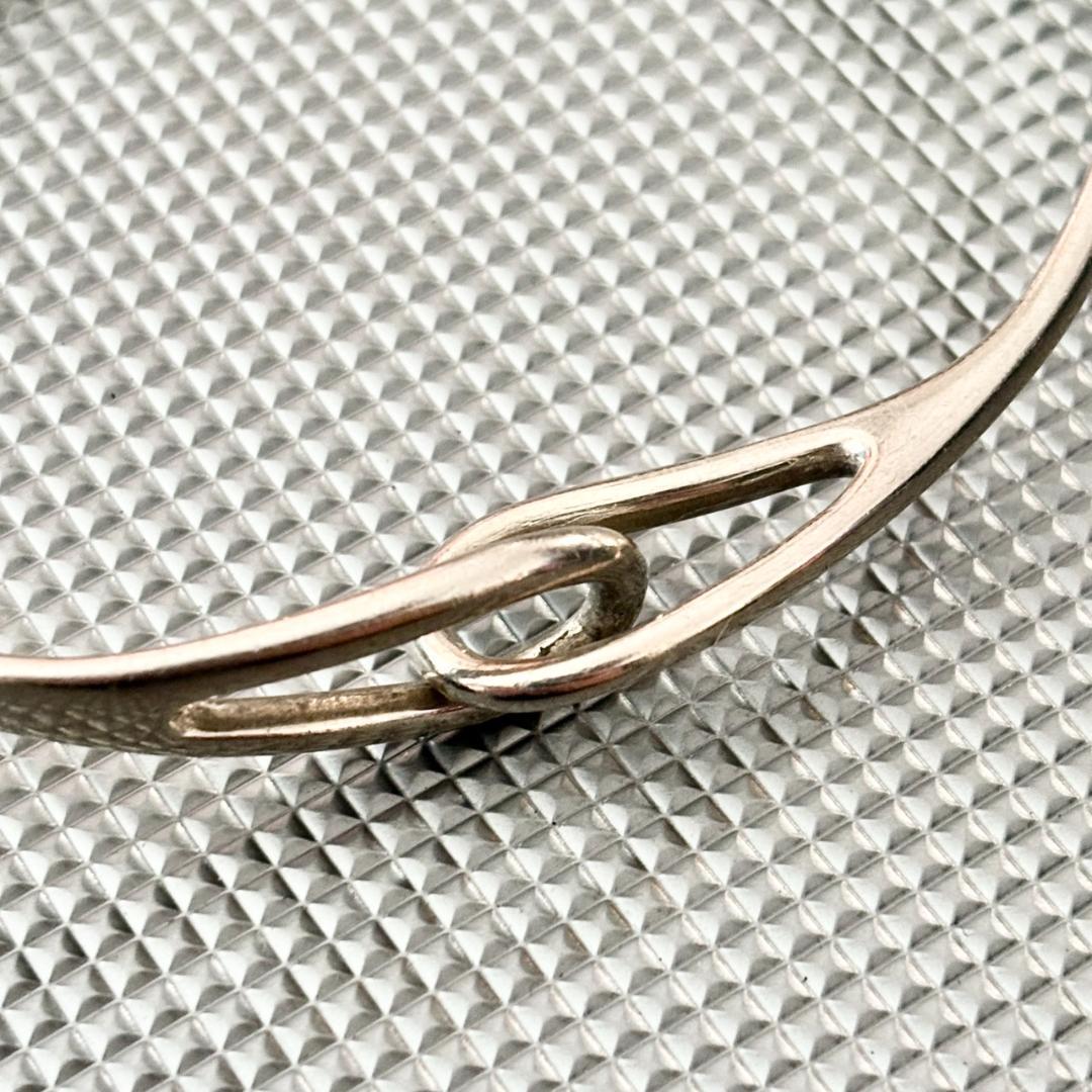 美品【Tiffany ティファニー】ダブルループ バングル 925 ブレスレット