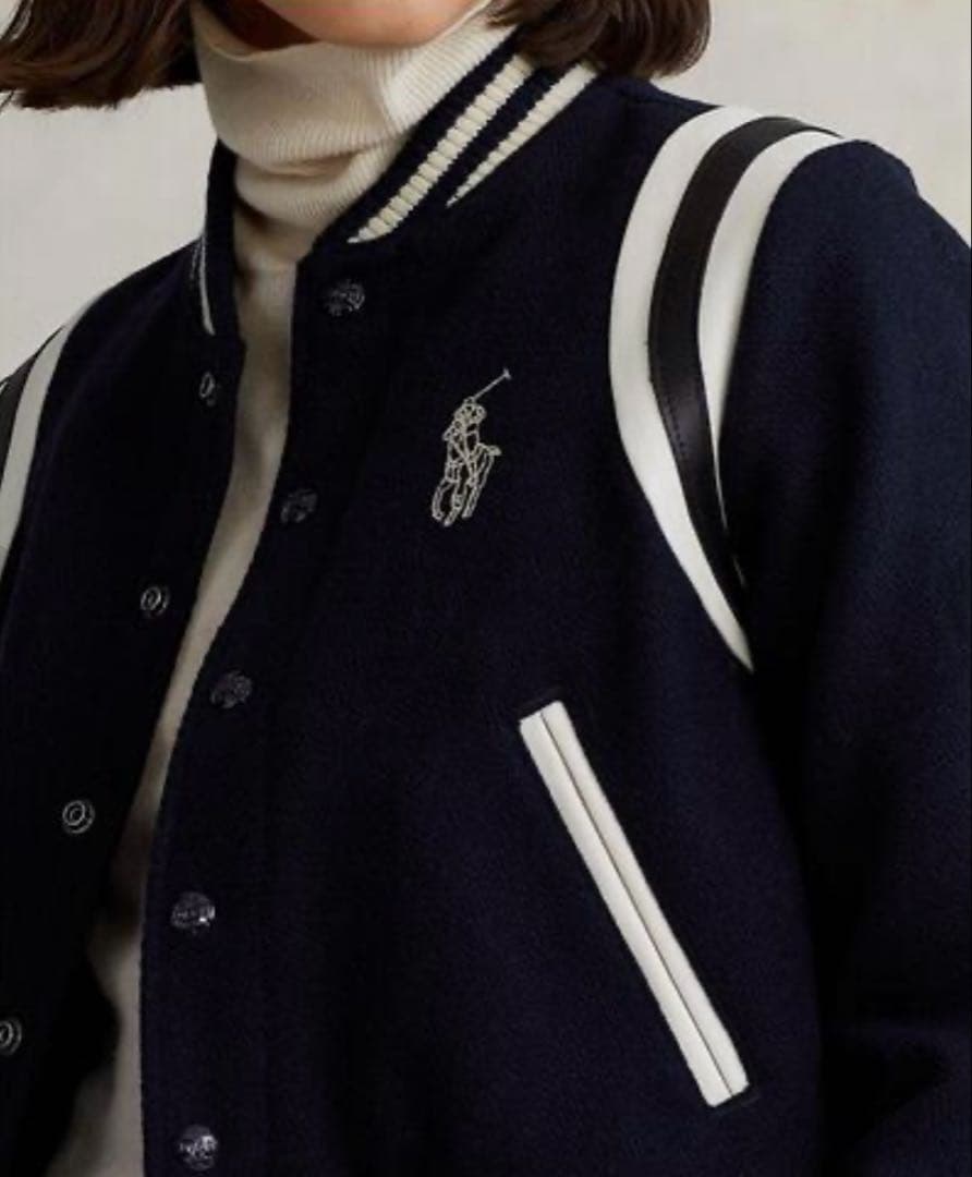 国内正規品　ラルフローレン　ウールブレンド　ボンバージャケット　XS