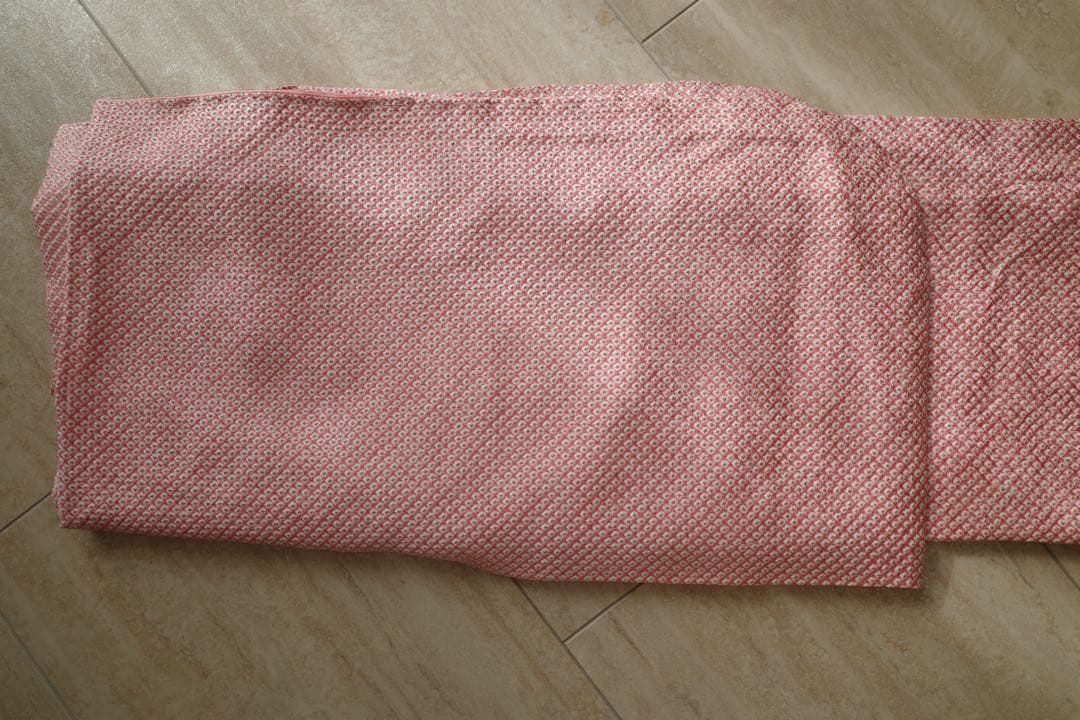 p*)様 【しつけ糸付き美品】上品なくすみピンク 小紋 着物｜裄68｜すぐ着用可