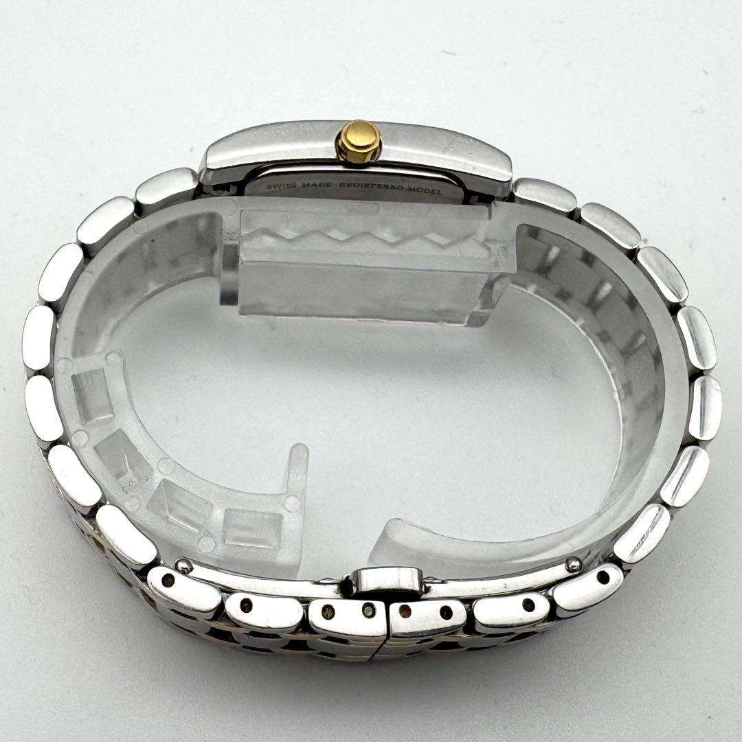 美品 電池交換済 フェンディクォーツ 7000L クラシコ スクエア ゴールド