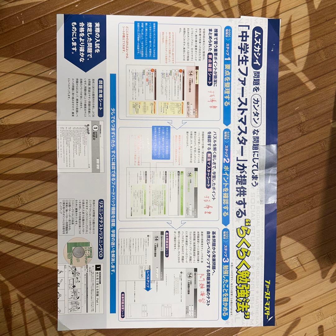 ファーストマスター 学習参考書　高校受験　5教科　定期テスト実技教科も‼︎