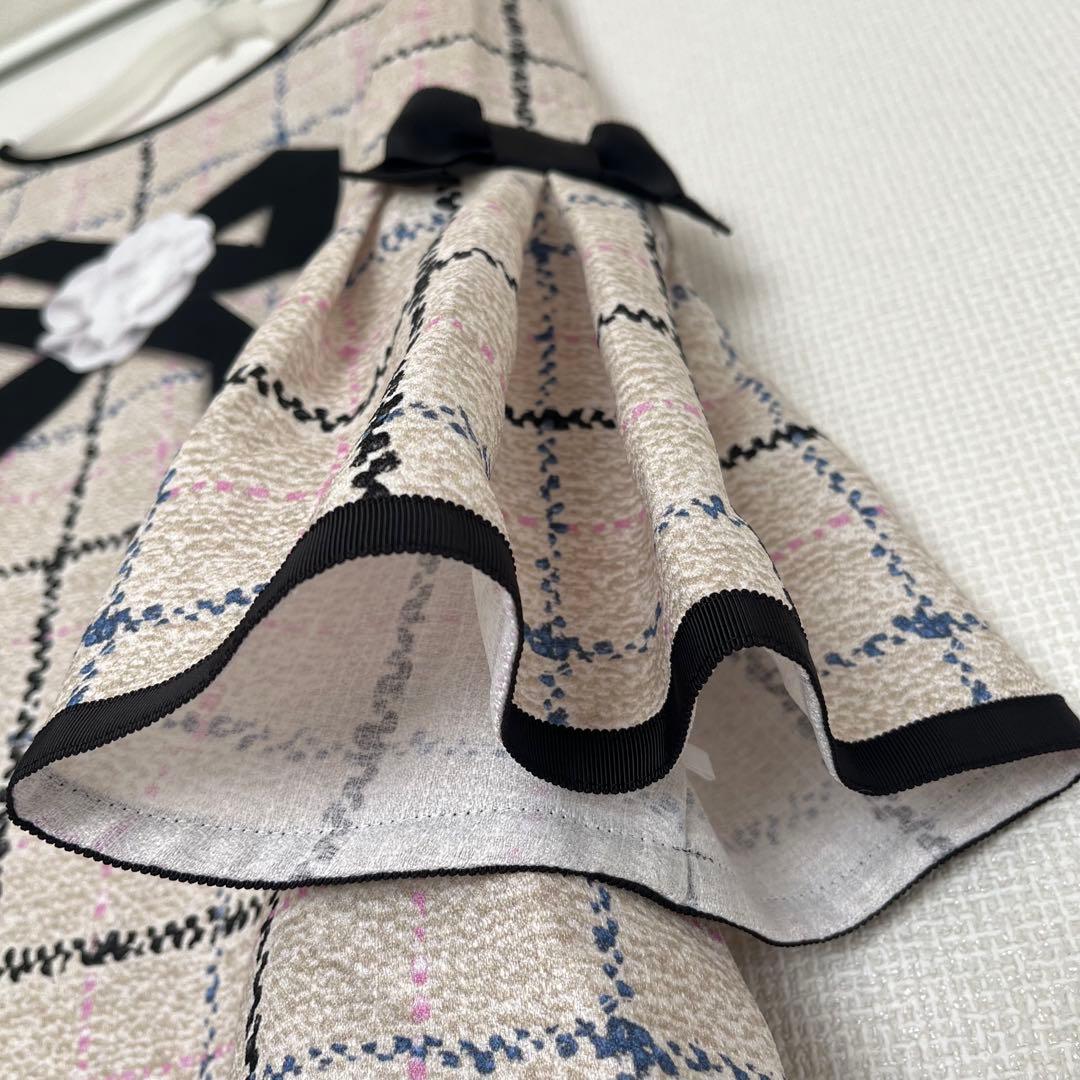 【タグ付未使用】M'S GRACY チュニック 長袖（ベージュ 38）エムズ