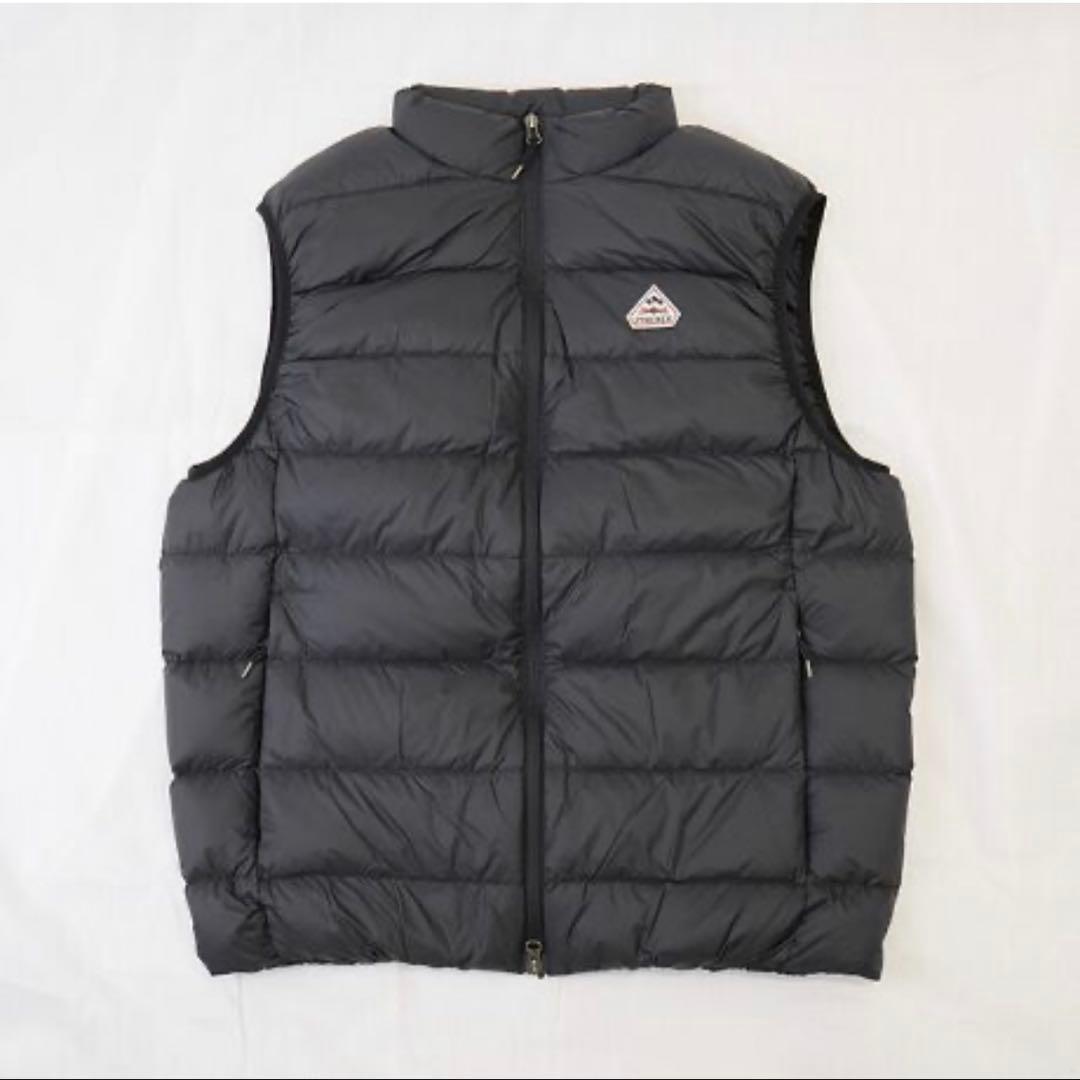 【極美品】PYRENEX ダウンベスト Lサイズ ブラック 付属品完備