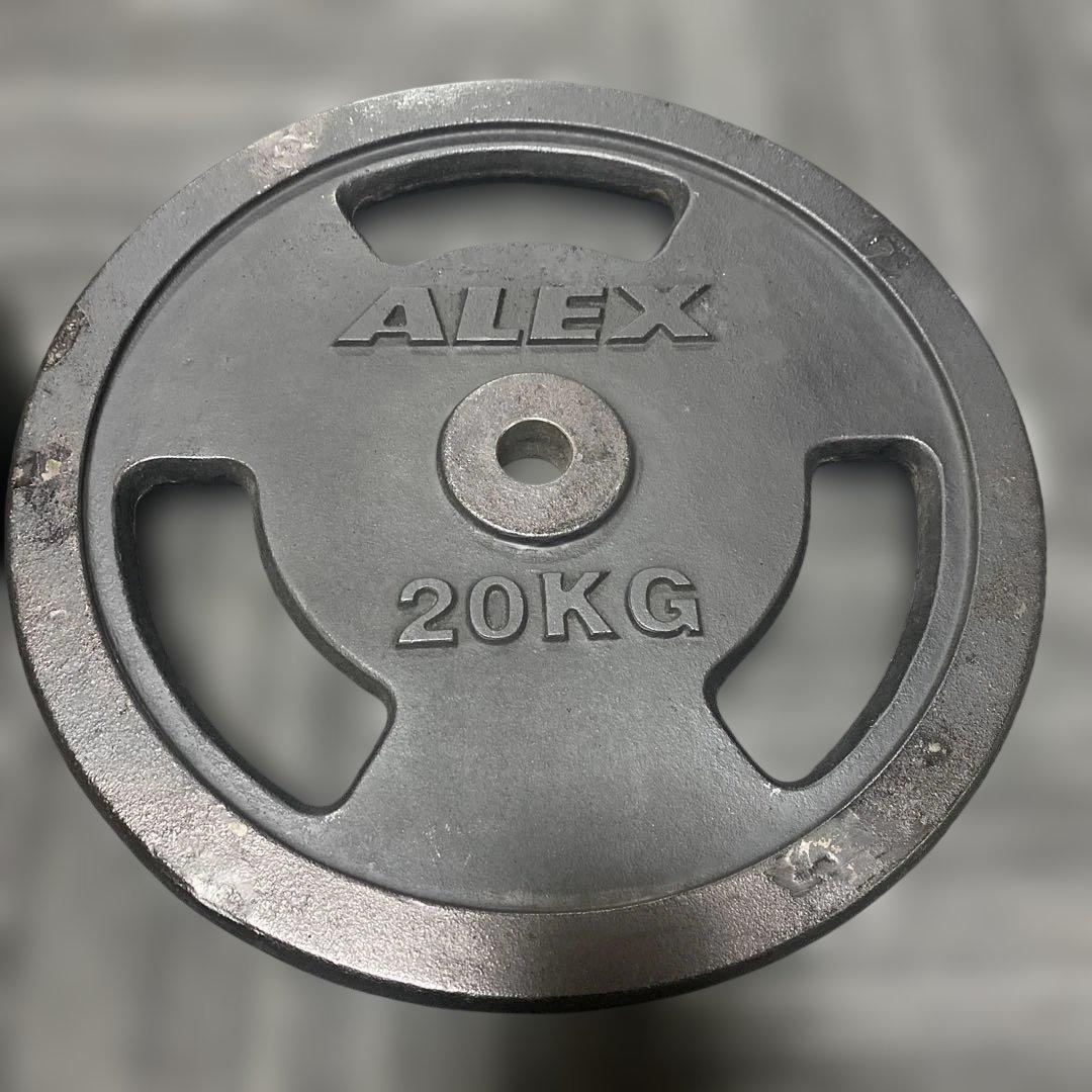 20kg バーベルプレート。ＡＬＥＸ