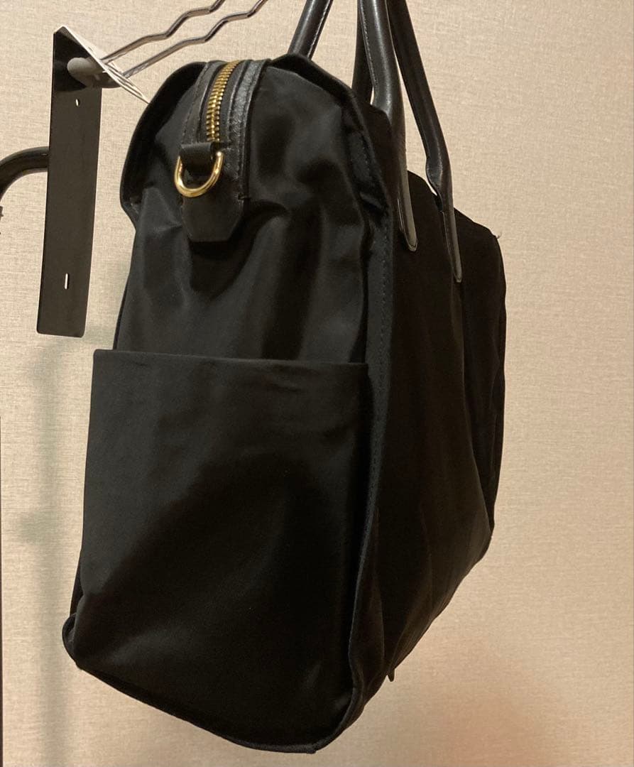 【美品】TUMI 2way ビジネスバッグ　 本革+ナイロン A4+PC可