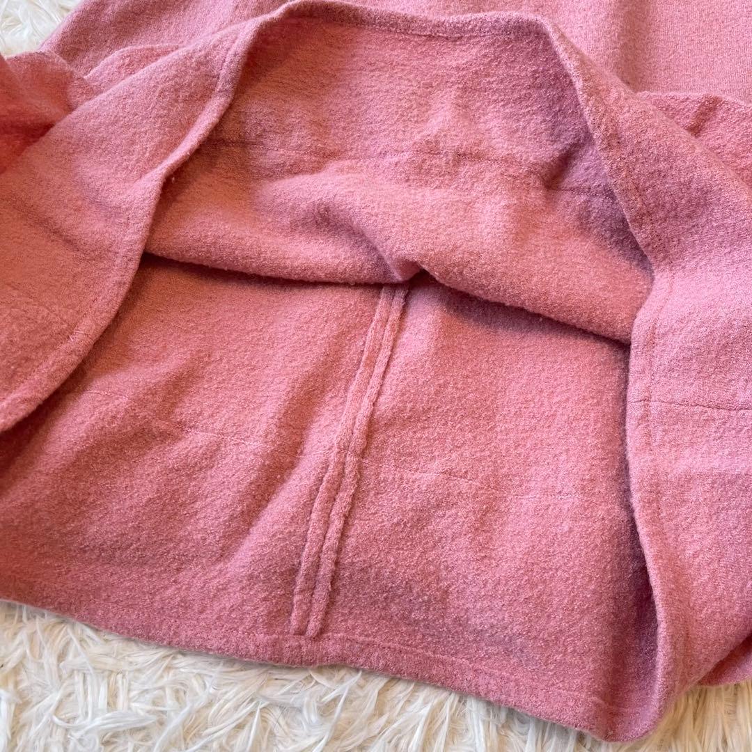 M'S GRACY 2020年 リボン フリル ニット ワンピース ピンク 36