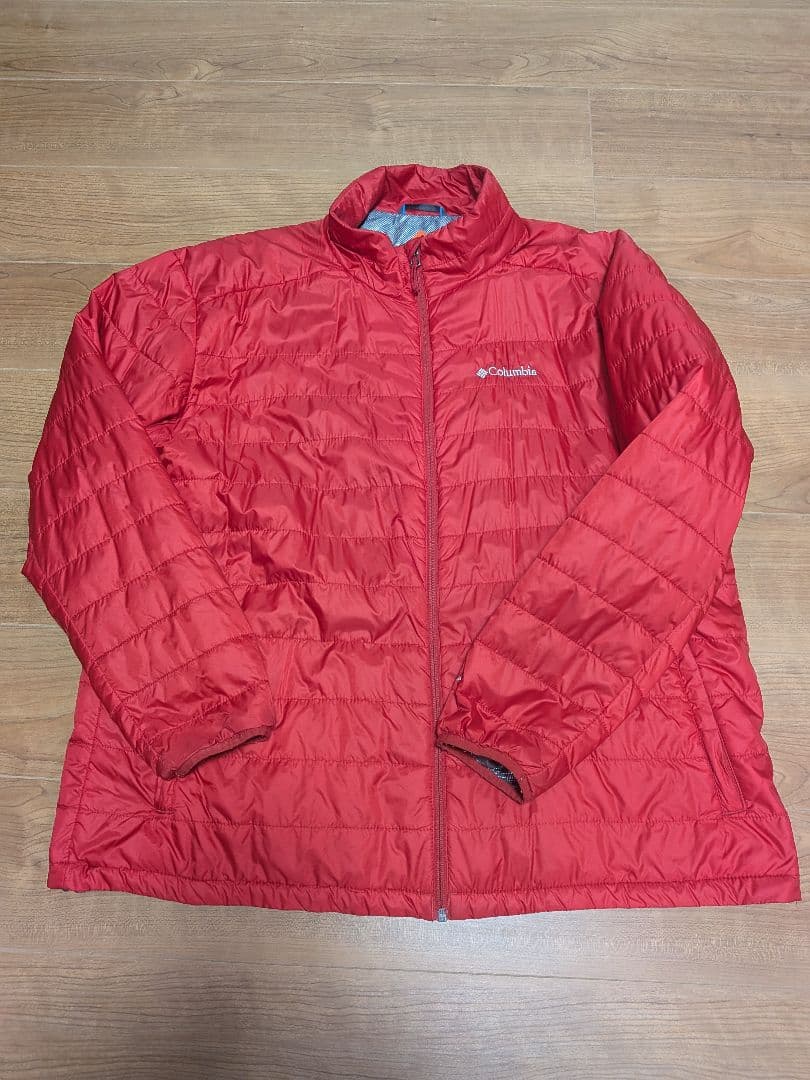 大きいサイズ　コロンビア　ダウンジャケット　赤　　XXL